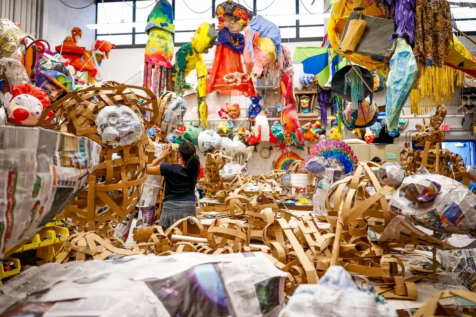 Papier-Mâché and other fun stuff at the FestiFools Studio!