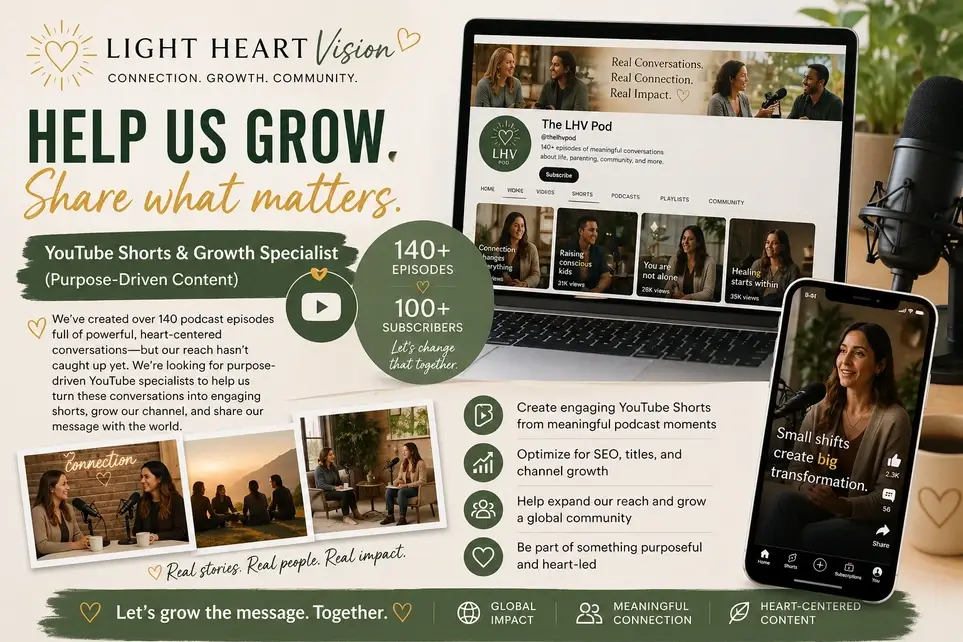 Purpose-Driven YouTube Content Creator (Shorts & Growth Specialist)