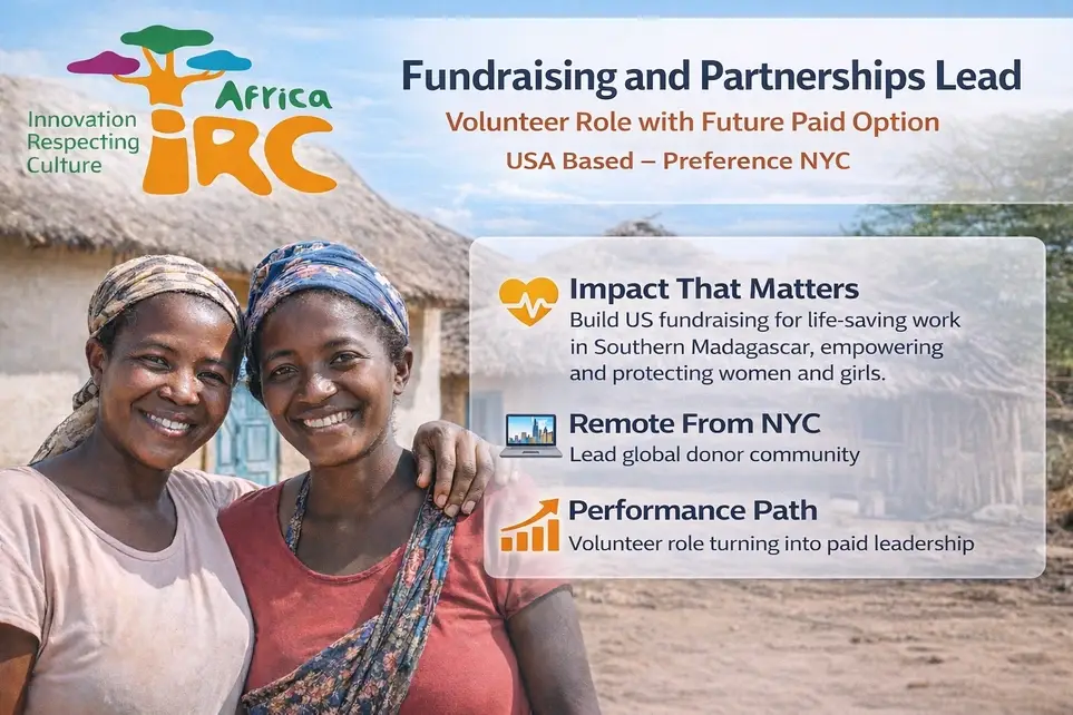 Volunteer Fundraising Lead (Remote | Path to Paid Role) NYC