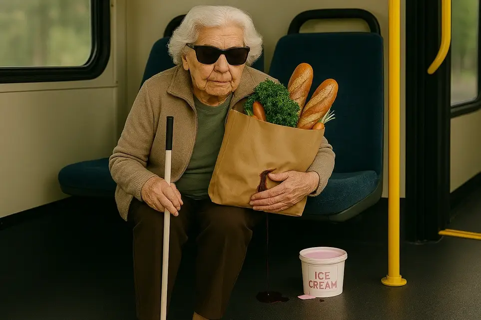 Be the Top Banana!  Help a Person with Legal Blindness Get Their Groceries
