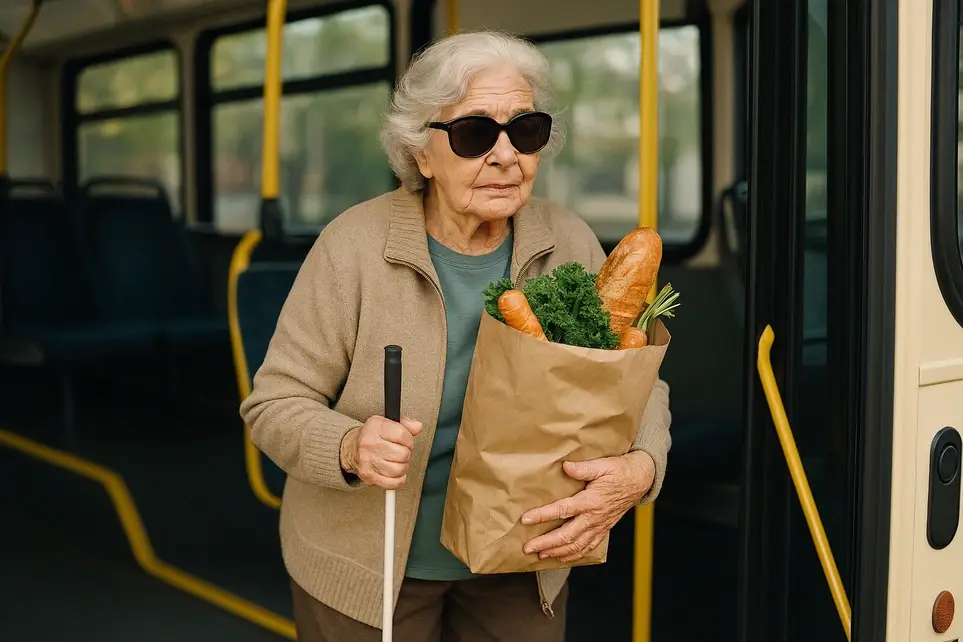 Be the Top Banana!  Help a Person with Legal Blindness Get Their Groceries