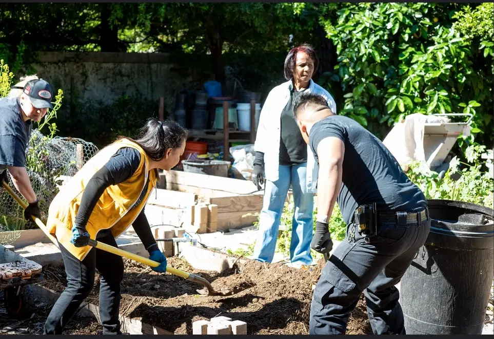 Volunteer on a Relief, Inc. Grow Garden