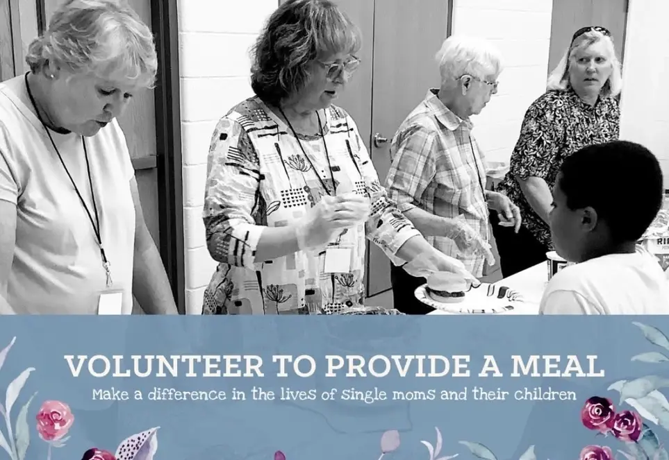 Share a meal.  Share hope to single moms and their children.