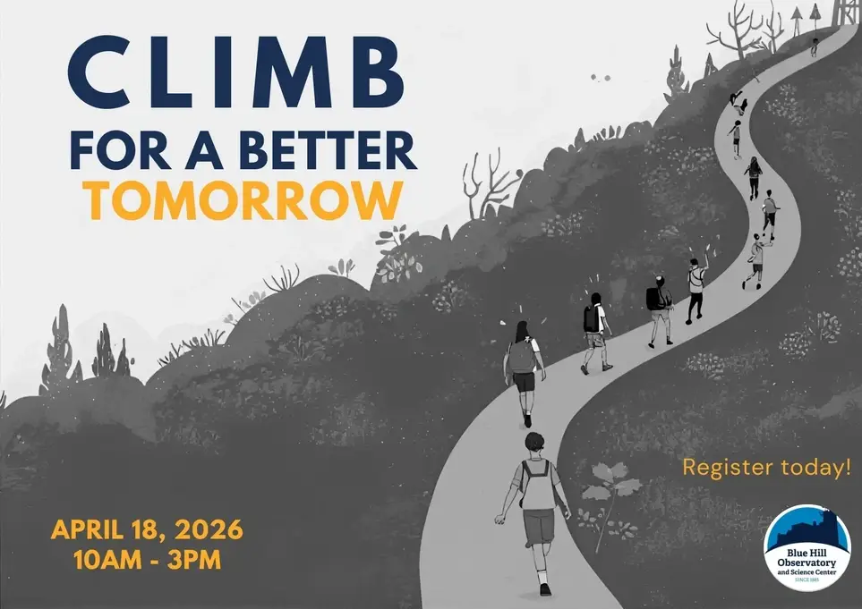 Earth Day "Climb for a Better Tomorrow" Event at The Blue Hill Observatory