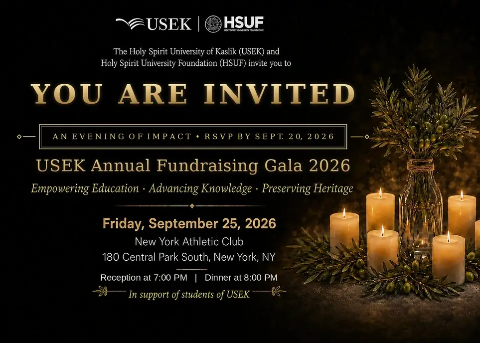 Gala Evening Volunteers: USEK Annual Fundraising Gala (Sept 25, NYC)
