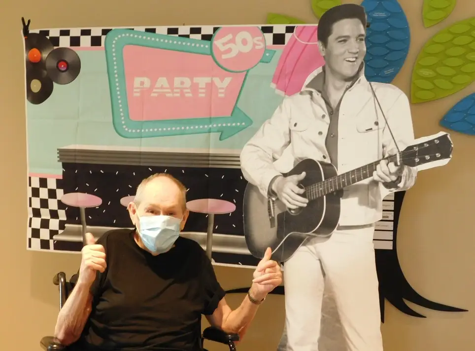 Elvis Karaoke (Elvis' Birthday) & PB Banana Sandwiches - Nursing Home