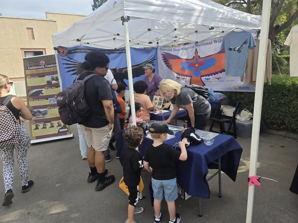LA Zoo - Bloom at the Zoo!   Help at our Condor Booth