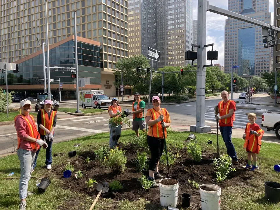 Point State Park Garden Maintenance Event