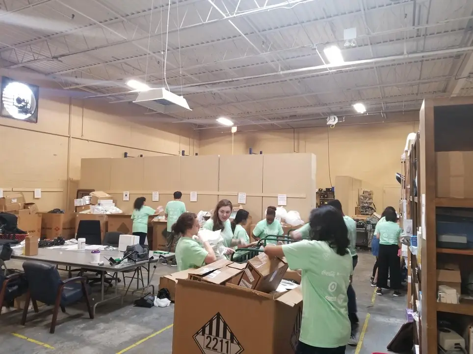 Savannah: Organizing, Sorting, and Processing donated medical items