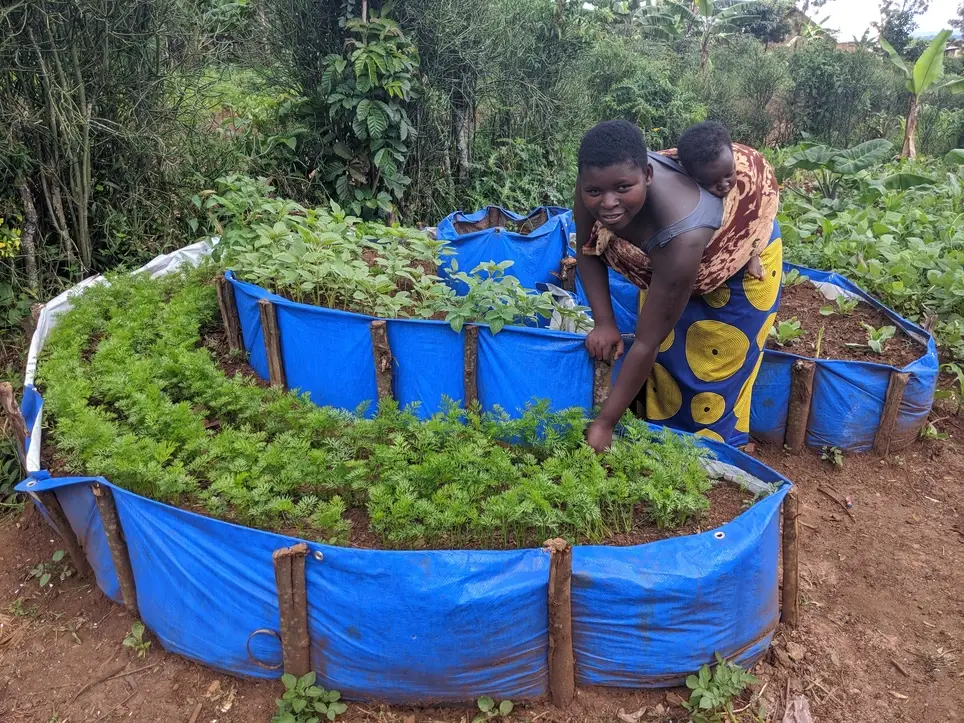 Fighting against malnutrition of stunted children.