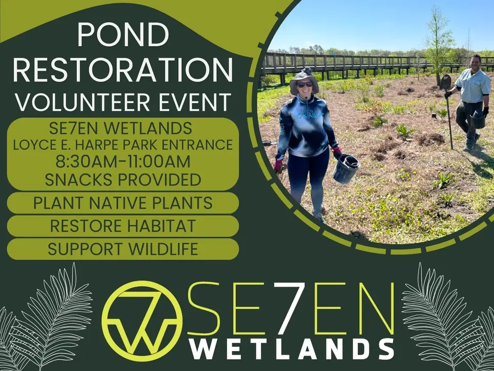 Pond Restoration at Se7en Wetlands