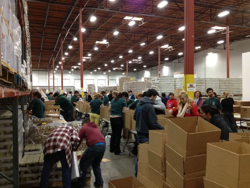 Warehouse - Packing and Sorting Food for Distribution & Groceries2Go Assist.