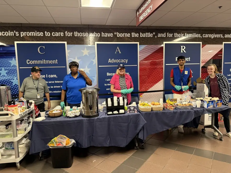 We need occasional volunteers to help us with events! Military Non-Profit