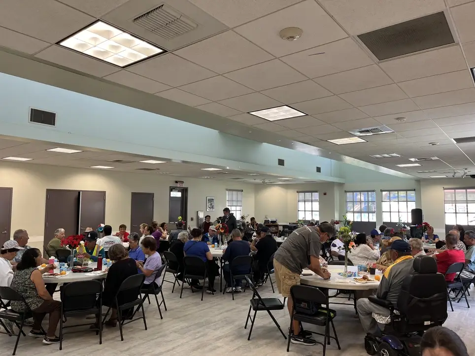 Lunch Registration Desk - Senior lunch program - City of San Fernando