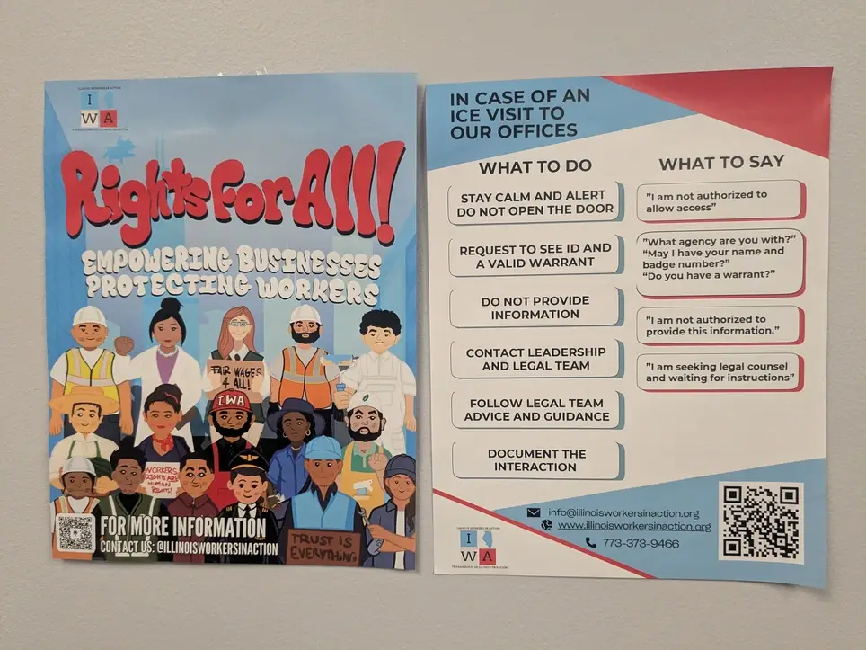 Post Flyers in the Community to Help Immigrants Know Their Rights and Access Support
