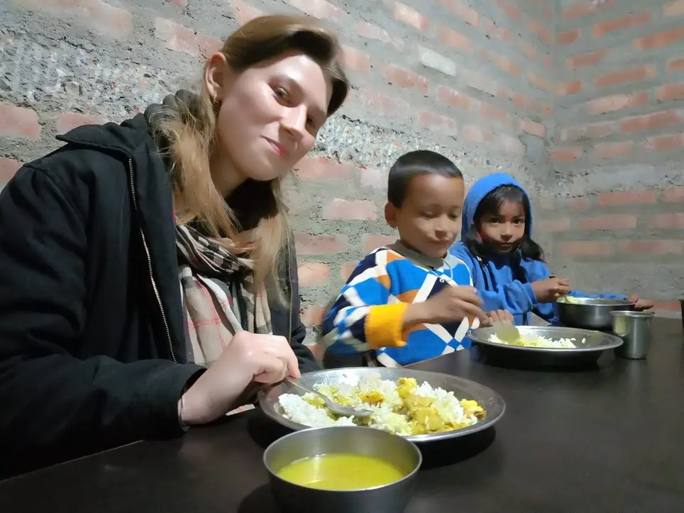 Helping to Orphans in Nepal