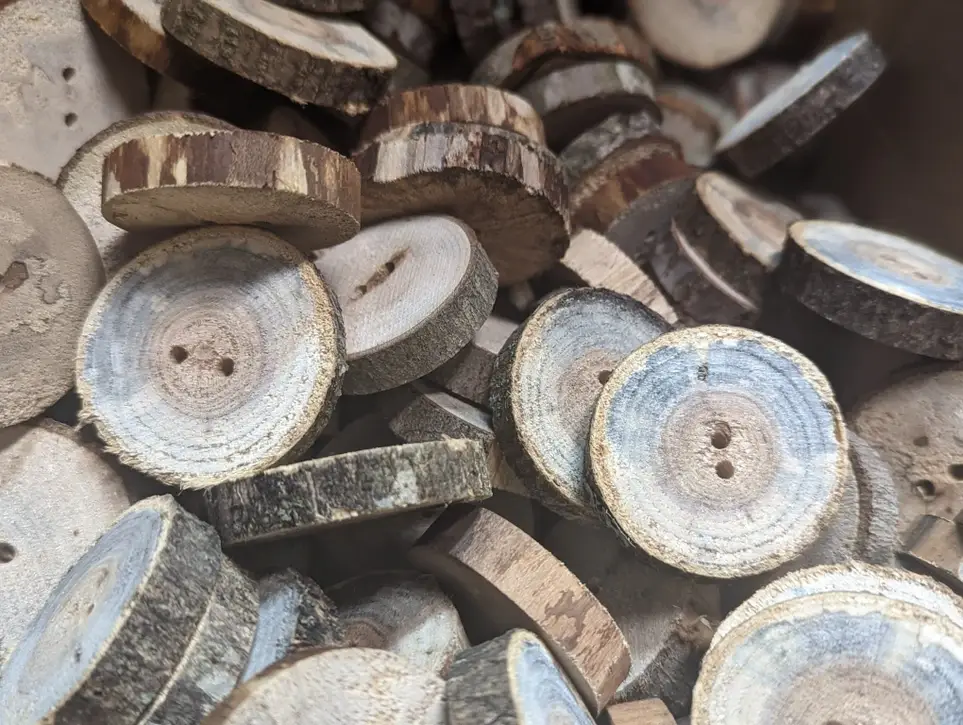 Cut Wood Cookies for Pioneer Days