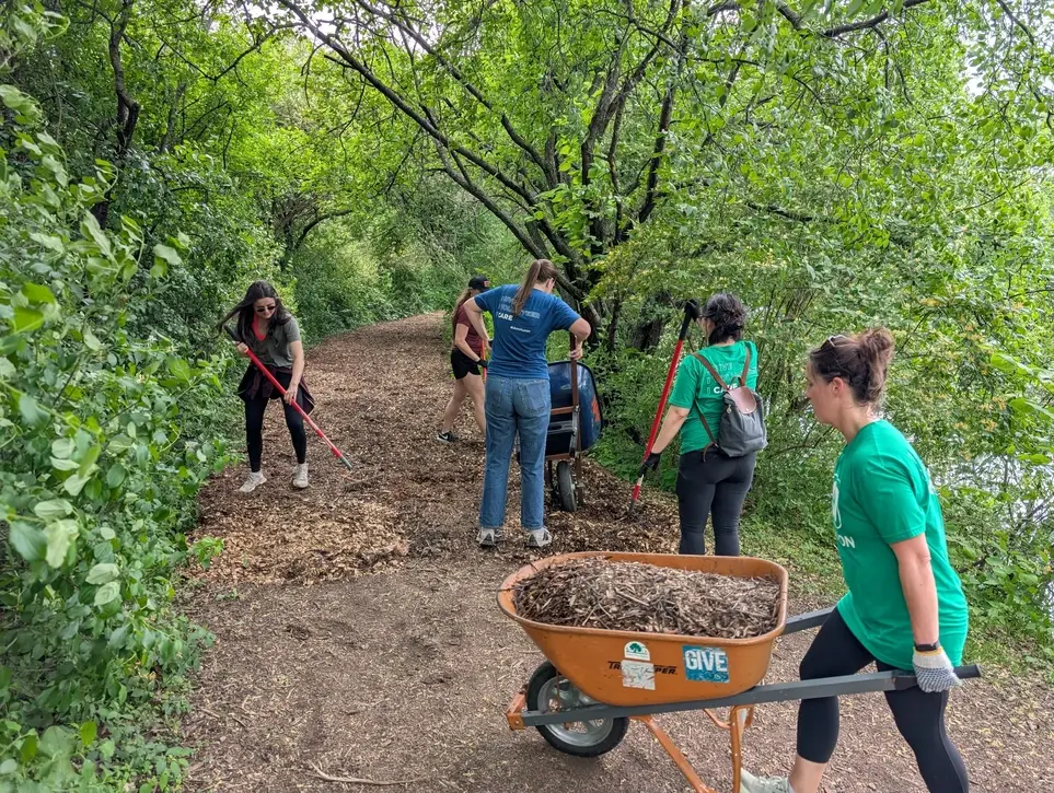 Fuller Park Garden Workday