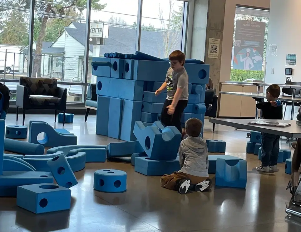 Big Blue Blocks need cleaning