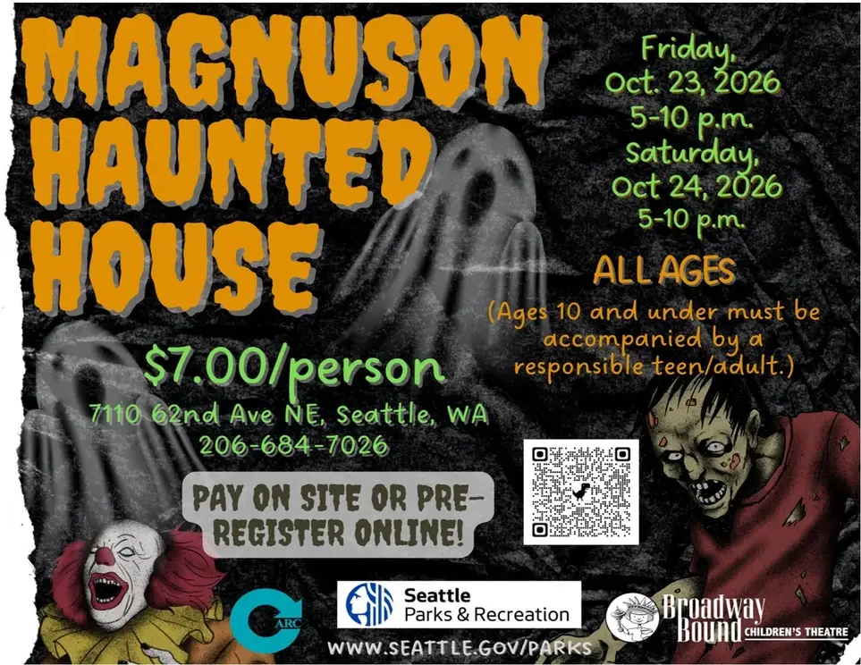 Scare Actors Needed at Magnuson Community Center Haunted House!