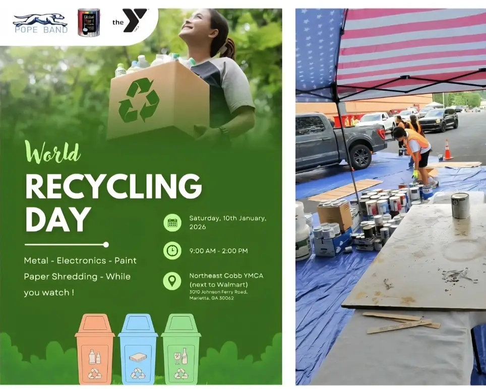 New Year Recycling Day