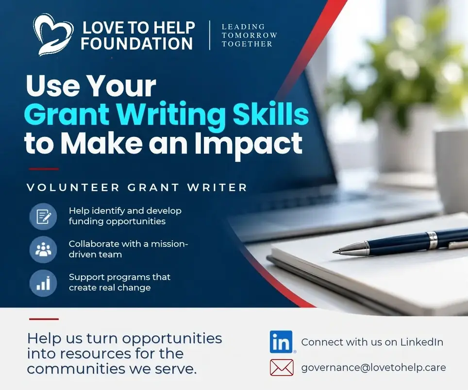 Volunteer Grant Development Specialist — Remote (South Florida Preferred)