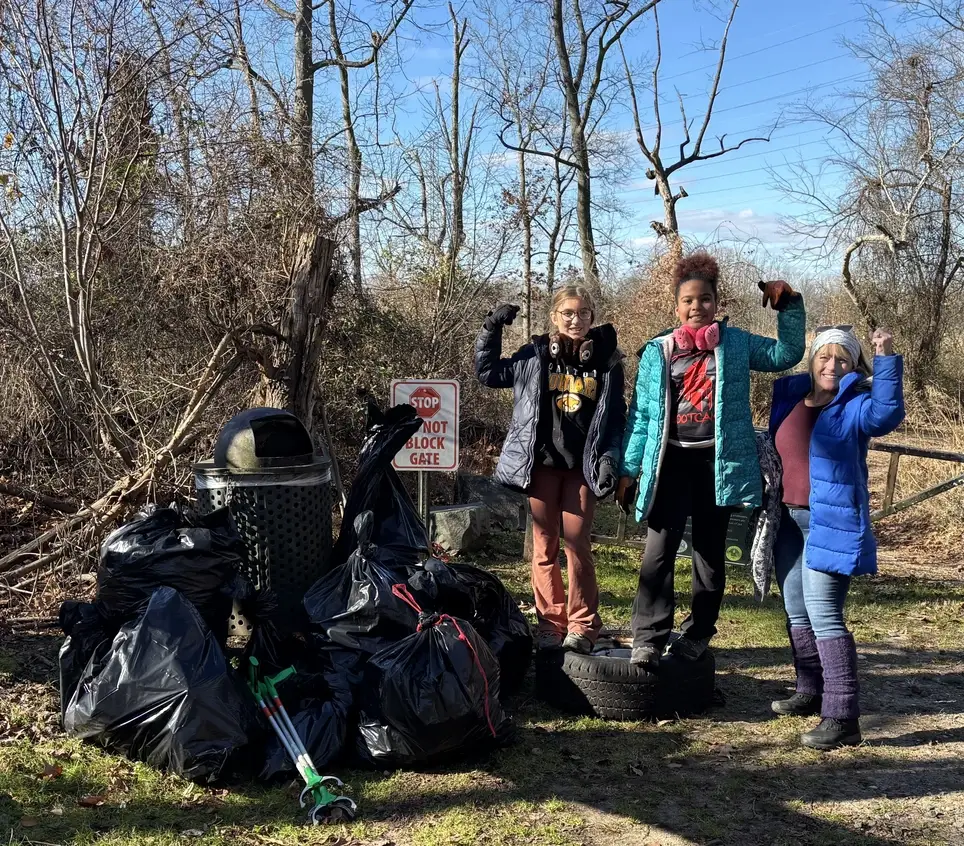 Fall Clean Up in the Abbott Marshlands- John A. Roebling Park