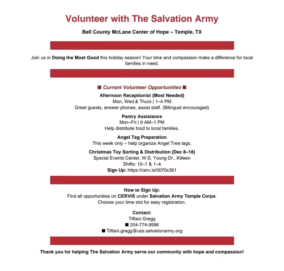 Multiple opportunities