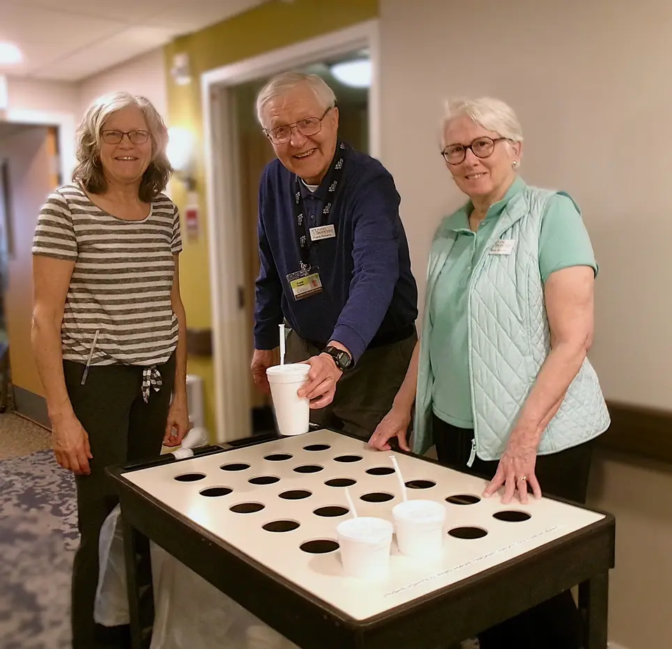 Hands on helper in our healthcare center