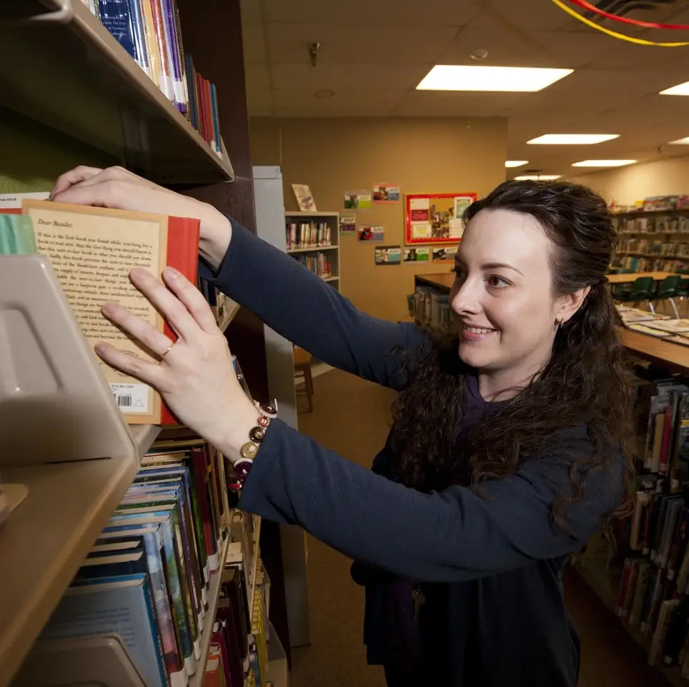 Love books? Get up close and personal by helping us shelve!