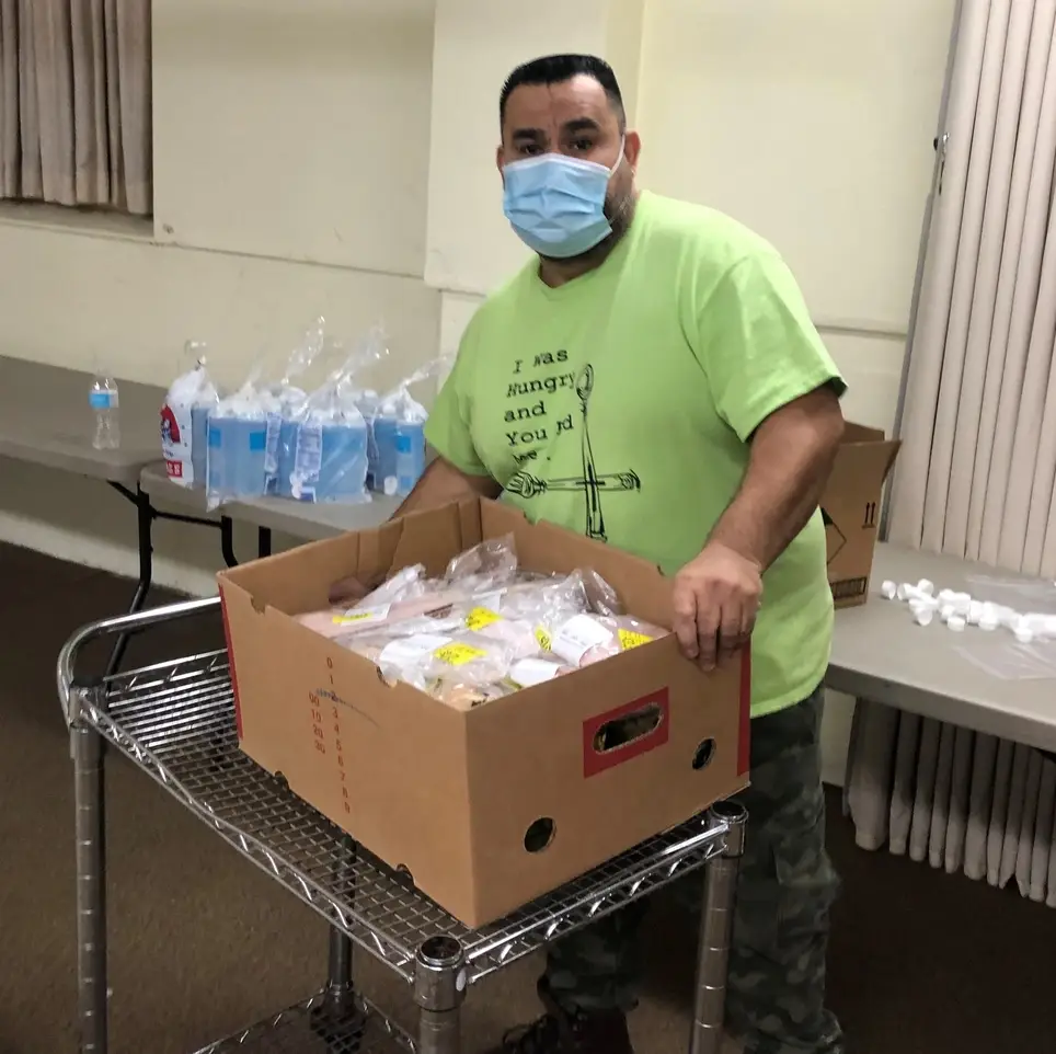 Saturday Fruit of the Vine Food Shelf Packing and distribution in St. Paul MN