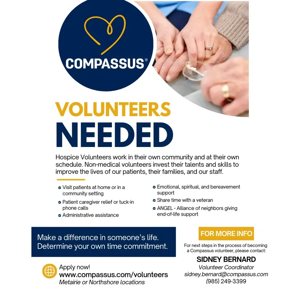 Sing or Play Music?  Bring enjoyment to those on Hospice in Mandeville, LA!