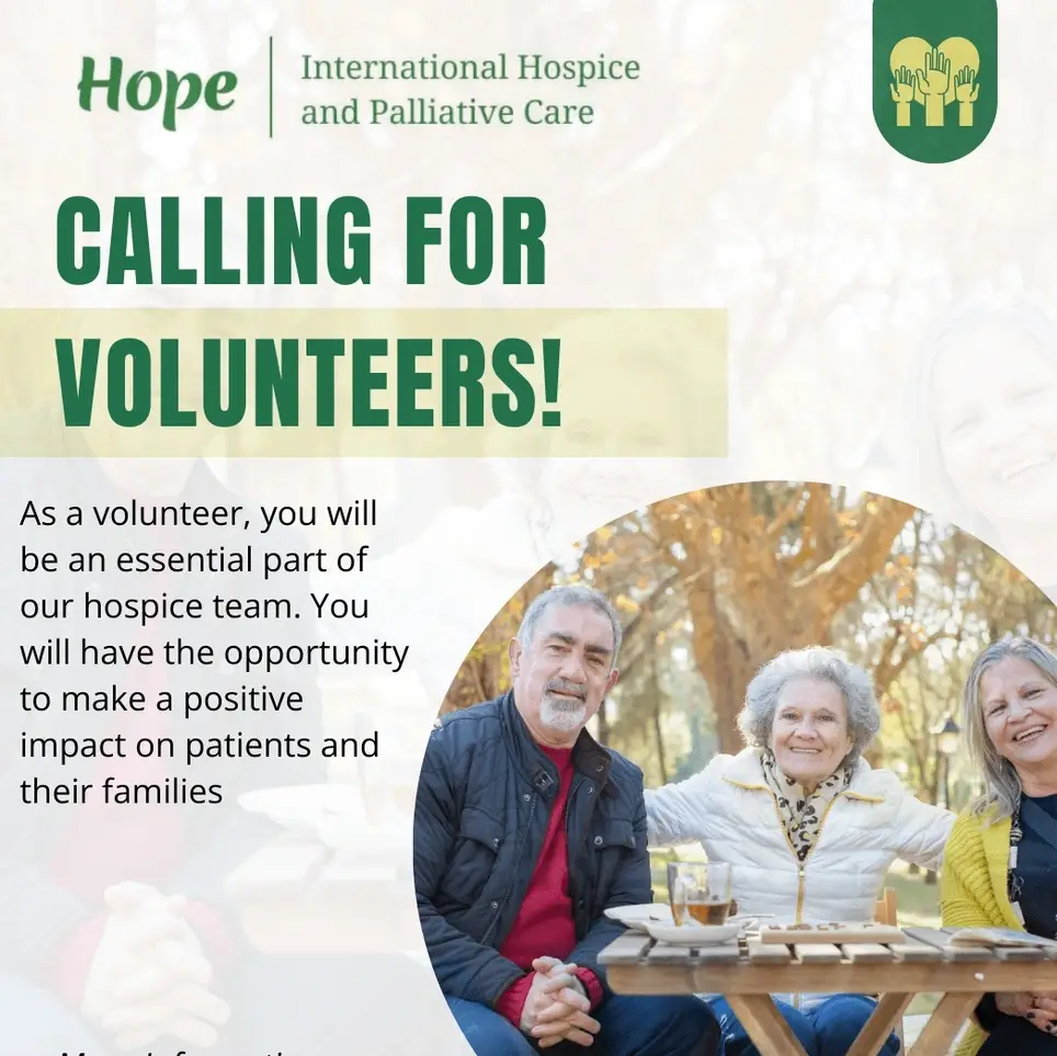 Hospice Volunteer (Unpaid)