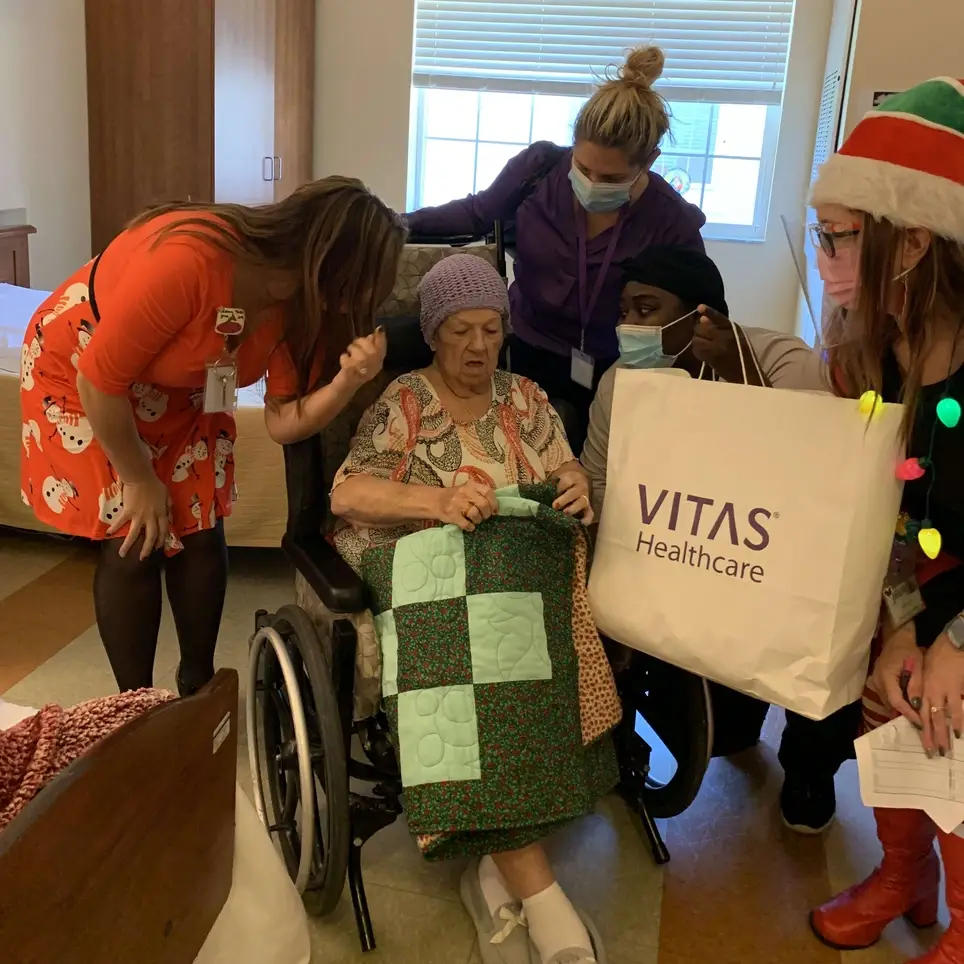 Companionship and Pampering to Hospice Facility Patients
