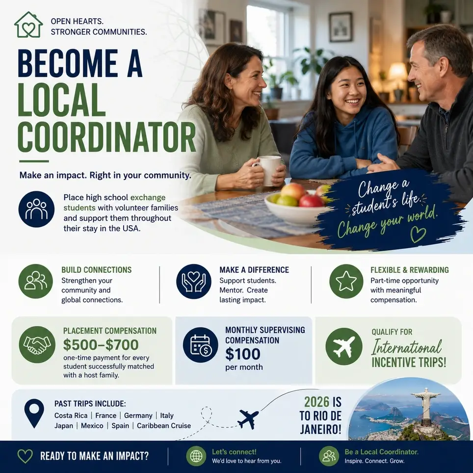 Make a Difference in Decatur: Support High School Exchange Students & Host Families!