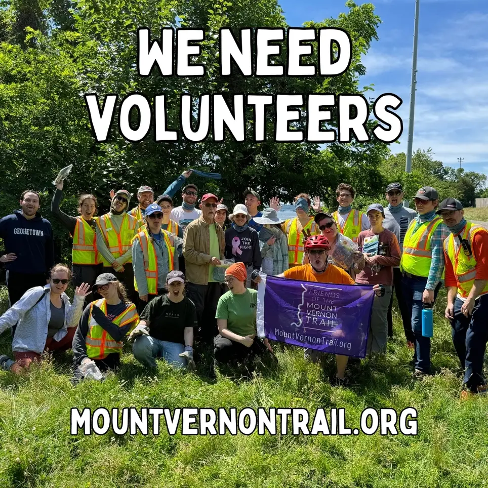 Volunteer on the Mount Vernon Trail