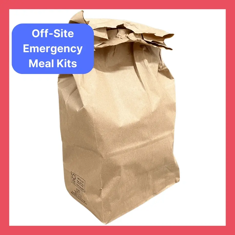OFF-SITE: Emergency Meal Kits