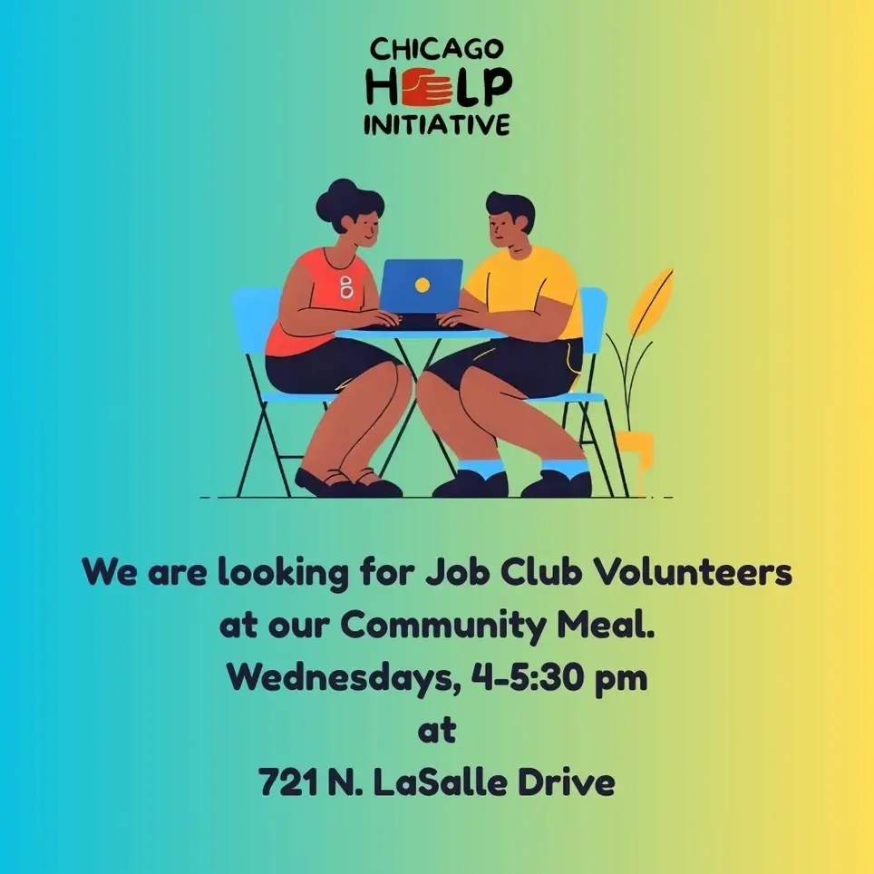 Help People at our Community Meal Look for Jobs