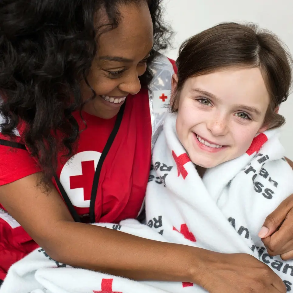 Disasters need emotional support too! Lean in to those who need it, with the RED CROSS!