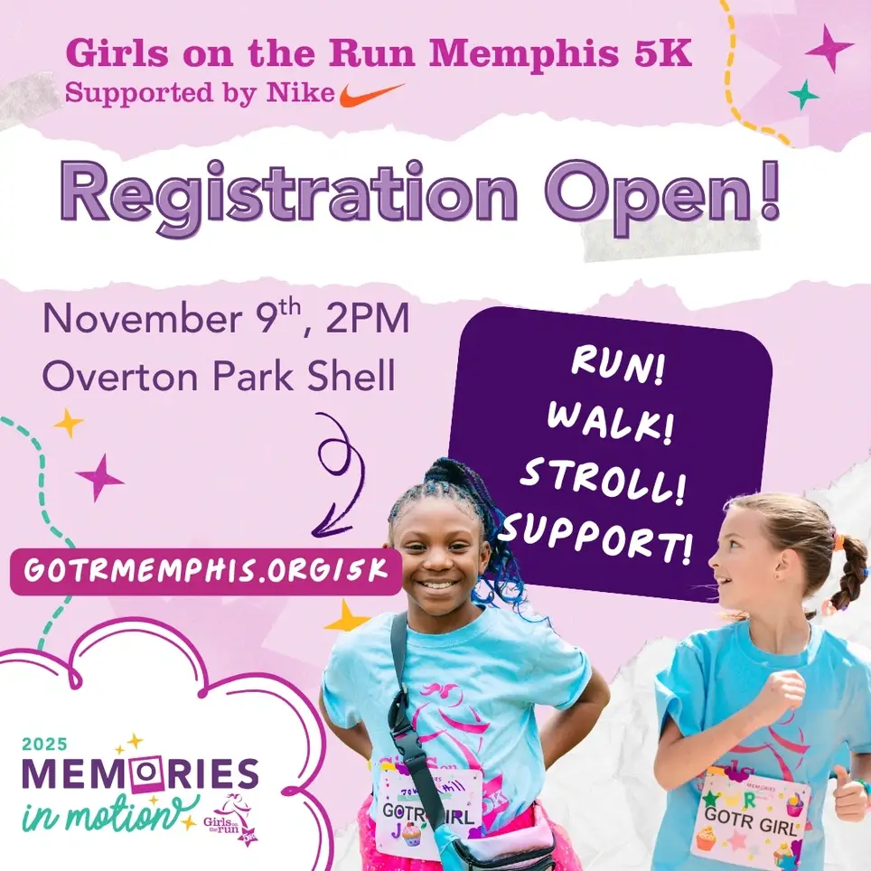 Volunteer at the Girls on the Run Memphis Fall 5K!