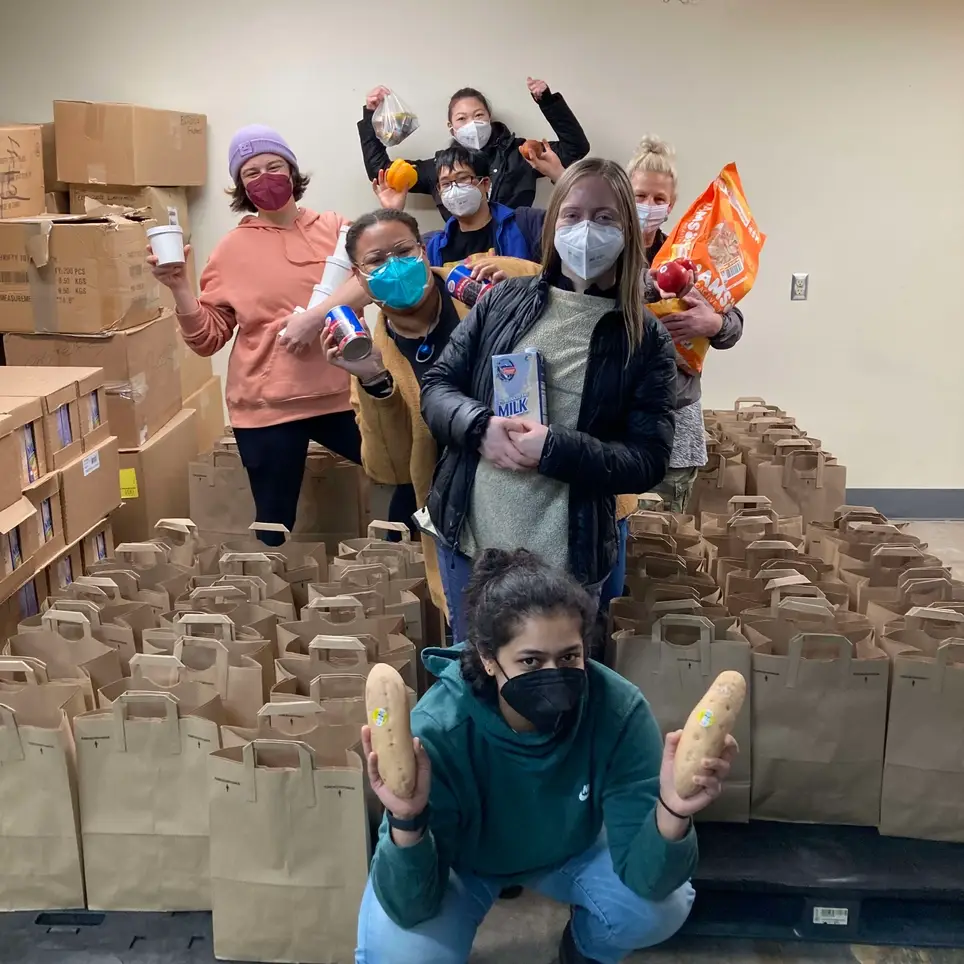 Deliver groceries to our downtown neighbors on foot!