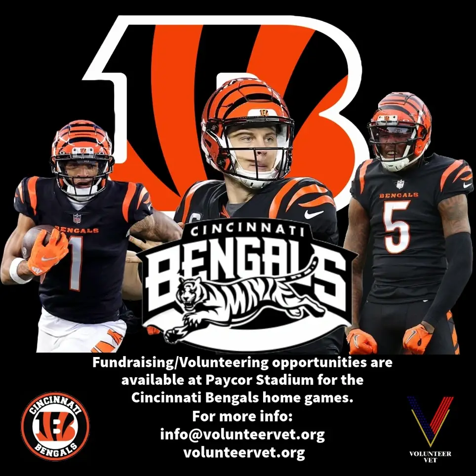 Volunteer at Cincinnati Bengals Home Games