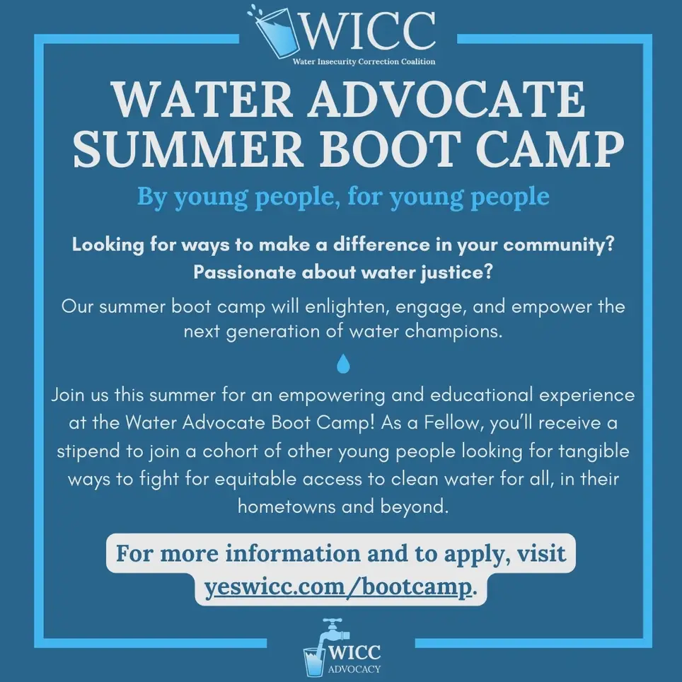 Water Advocate Fellow - Summer Program