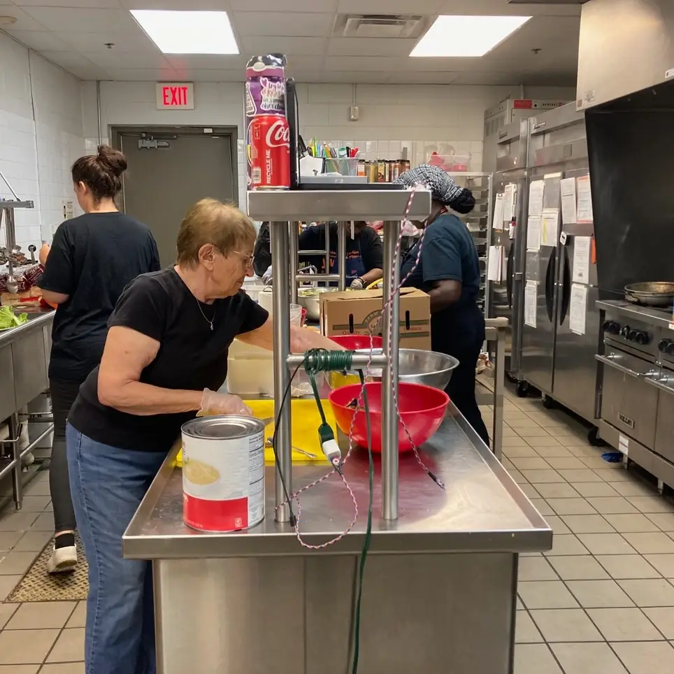 Making Meals fun.. Preparing Fresh Fruits and Veggies for the littles in our Dreamery Centers