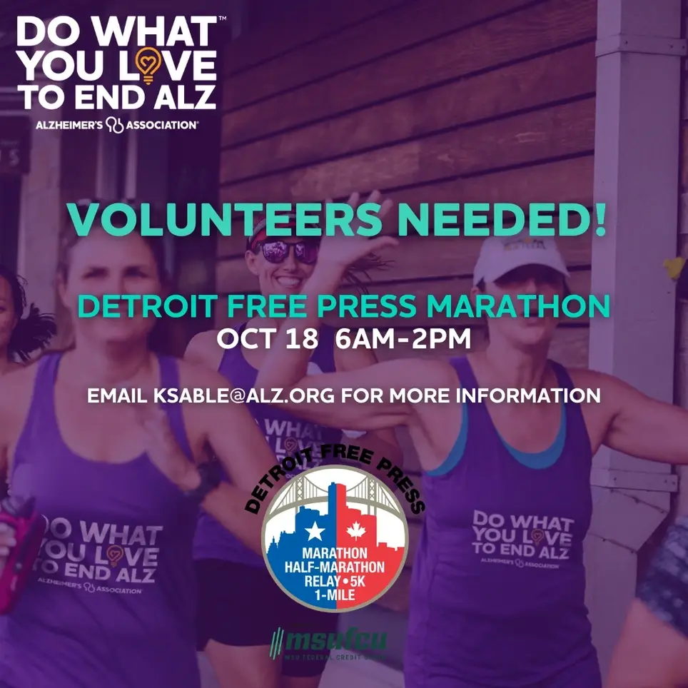 Detroit Free Press Marathon volunteers needed