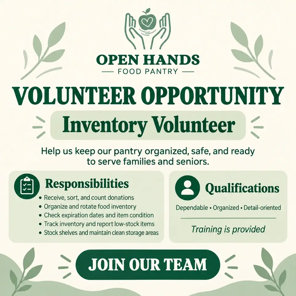 Inventory Volunteer