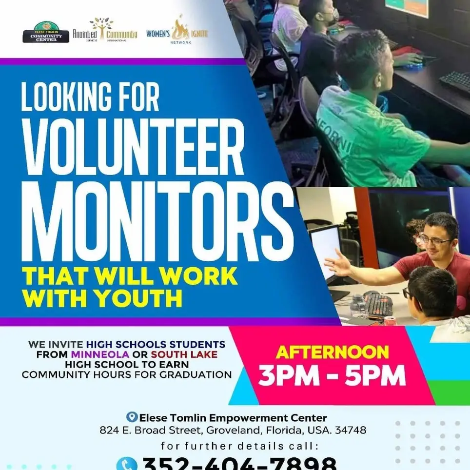 Onsite Volunteer Youth Monitors