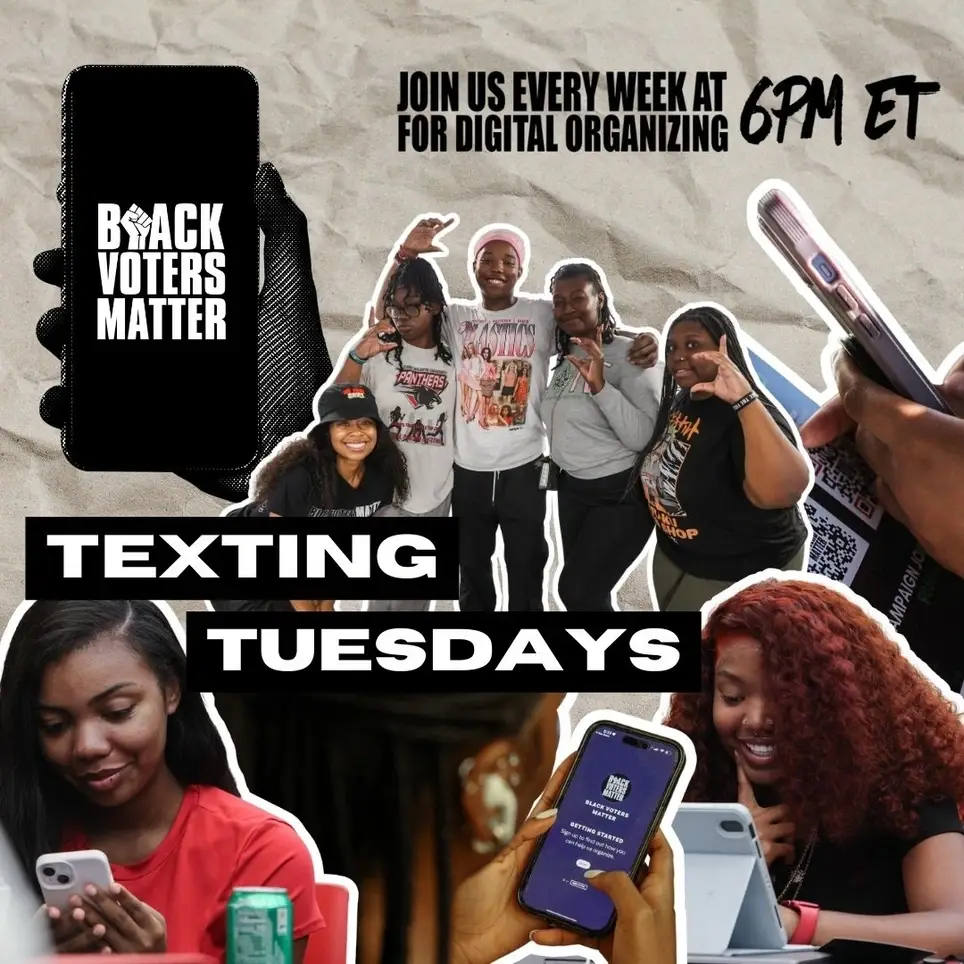 Black Voters Matter Texting Tuesdays - March 3rd