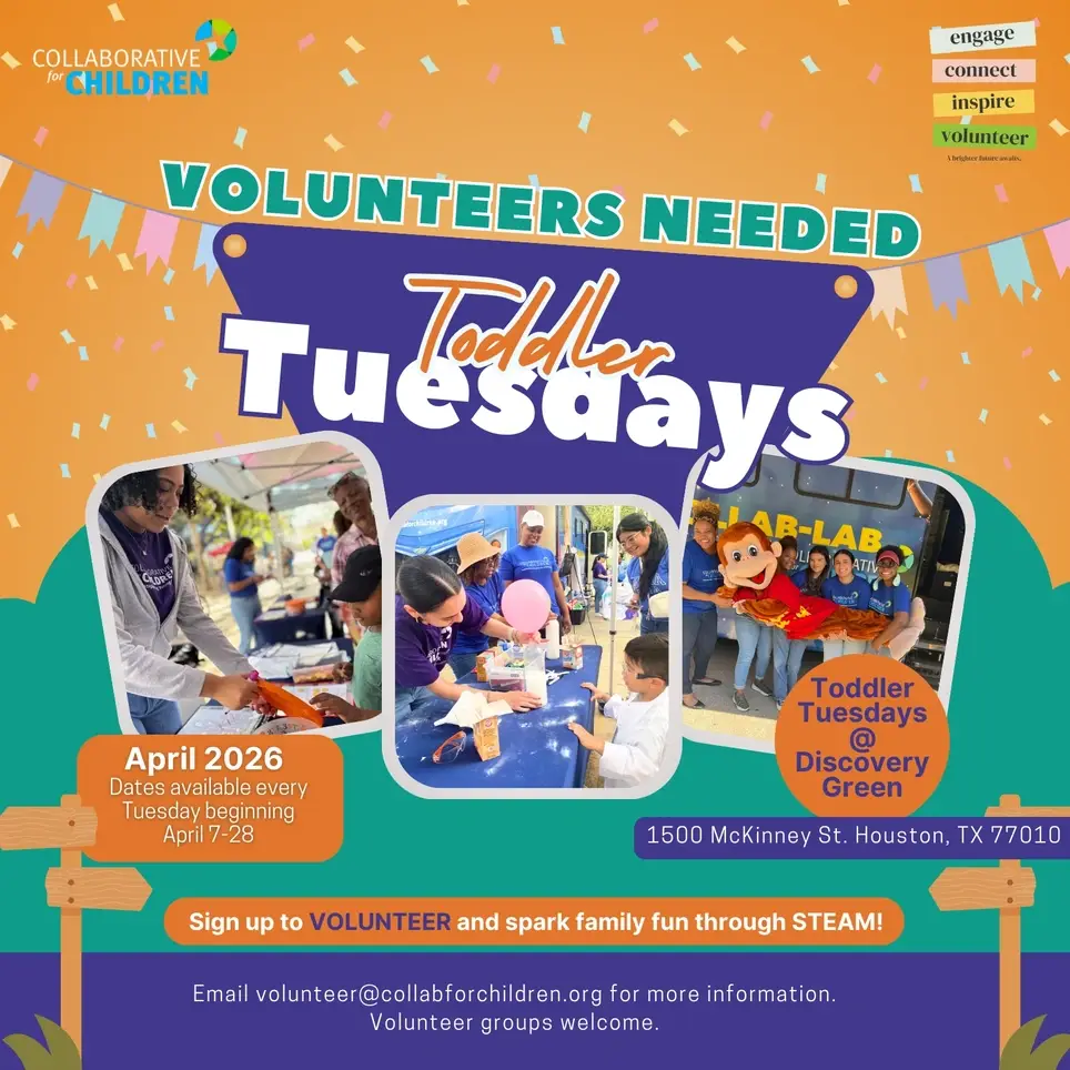 "Wonder Happens Here" Toddler Tuesdays @ Discovery Green