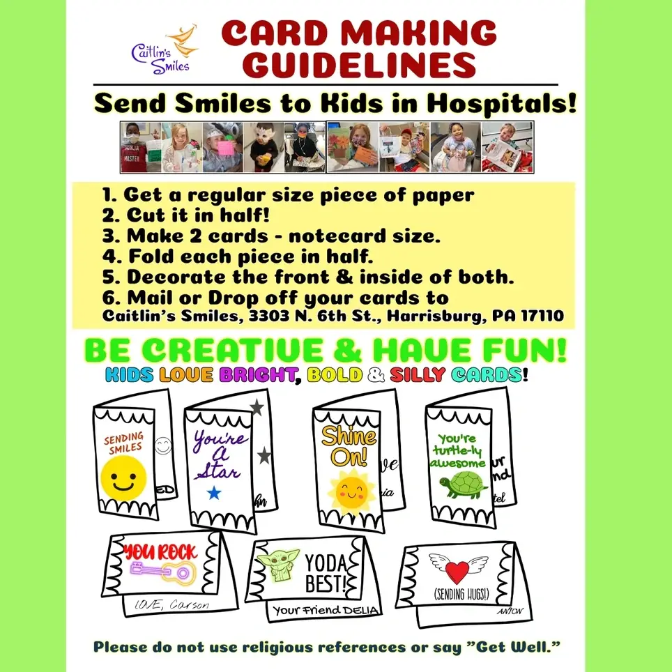 Creating Greeting Card for Hospitalized Children